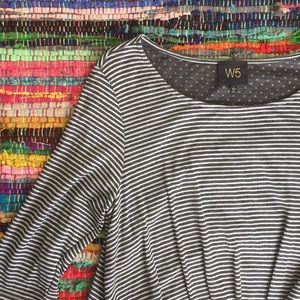 Anthropologie W5 Top Size L 3/4 Sleeve